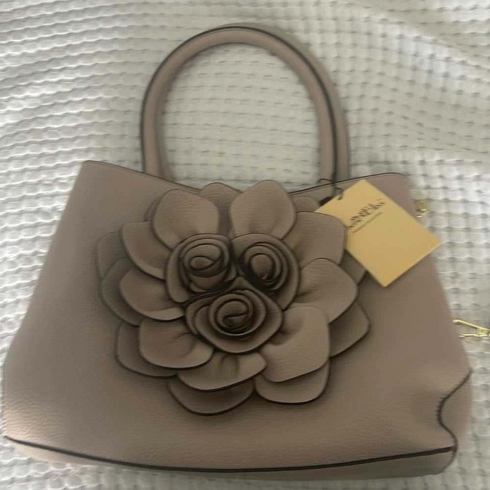 Flower Lady Tote Purse